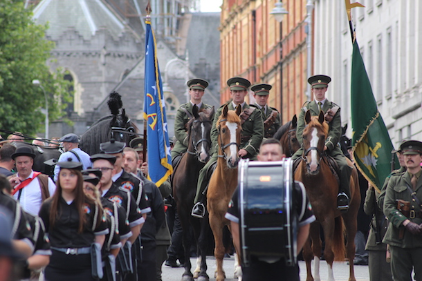 O'Donovan Rossa rally 2015 Re-enactors Cavalry 2