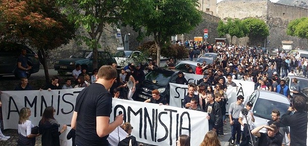 Corsicans demand amnesty for prisoners