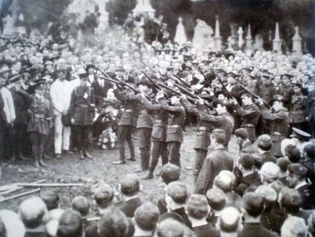 Thomas Ashe funeral volley, 1917