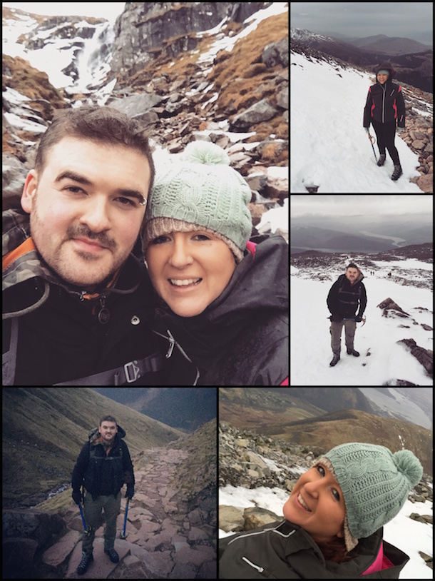 Caitríona Ní Cheallaigh and Barry McColgan, Ben Nevis, 2015