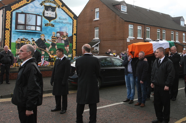 Jock Davison funeral, May 2015 pauses