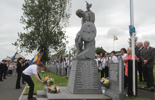 Derry Vols 2015 McGuinness wreath laying