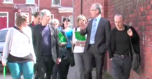 Greece SYRIZA Stelios Kouloglou in north Belfast, April 2015