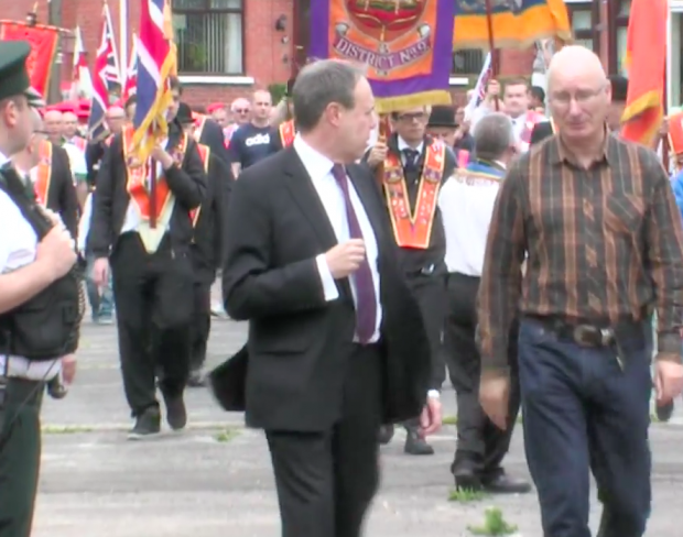 Nigel Dodds and Billy Hutchinson, June 2015