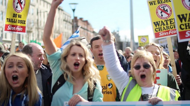 Water Protest, Dublin, 21 Mar 2015