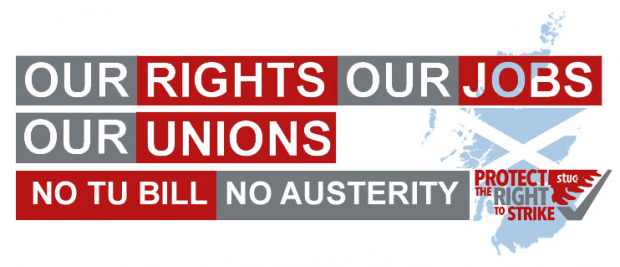 Scottish TUC Trade Union Bill graphic
