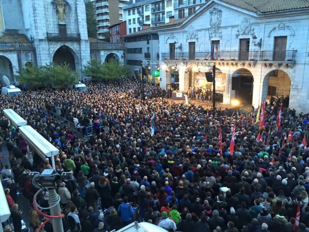 Basque Otegi rally release 1 March 2016