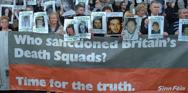 Collusion protest outside MI5 HQ