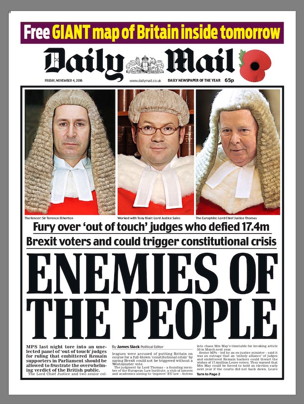 Brexit – Enemies of the People