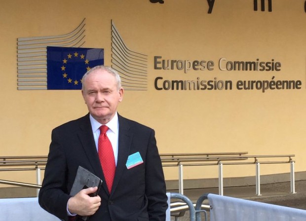 Martin McGuinness at EU Oct 2016
