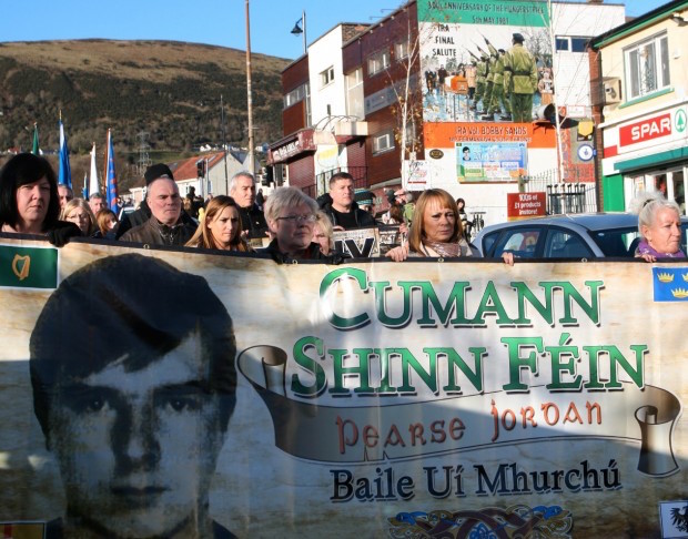 Pearse Jordan – SF cumann banner