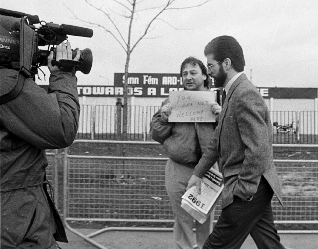 Protest in 1992 against SF