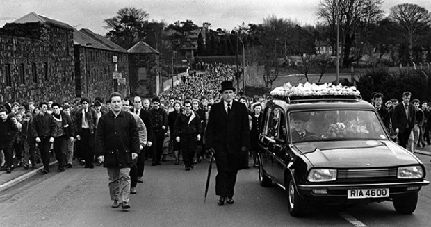 The funeral of Sam Marshall