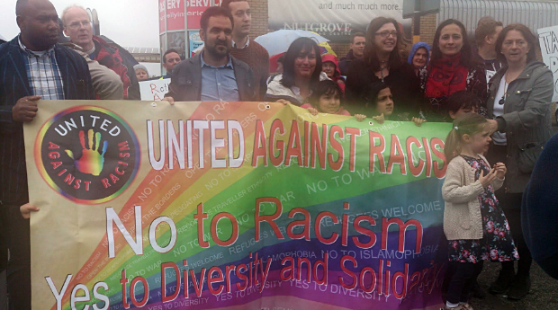 Anti-racist protest in Rathfarnham