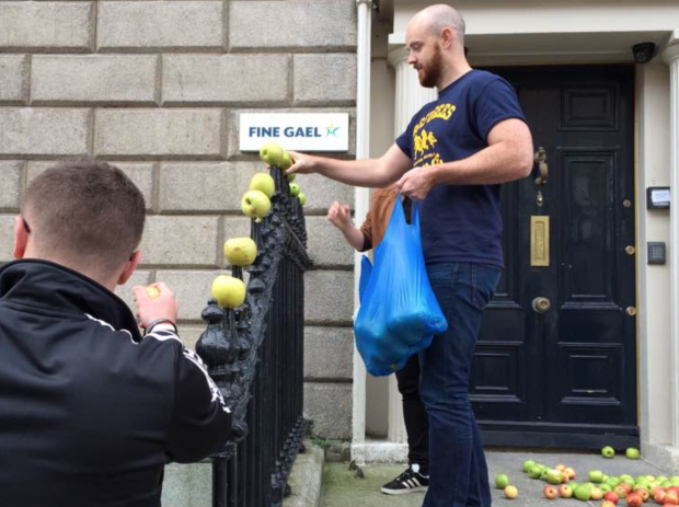 Fine Gael HQ apples