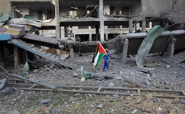 Palestine – Bombed ruins of Palestine Stadium, Gaza (2012)