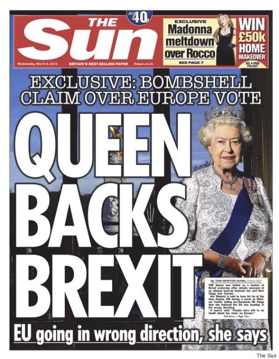 Queen backs Brexit