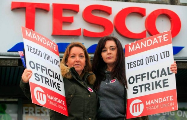Tesco strikers Feb 2017