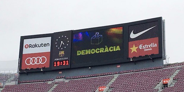 Barca scoreboard