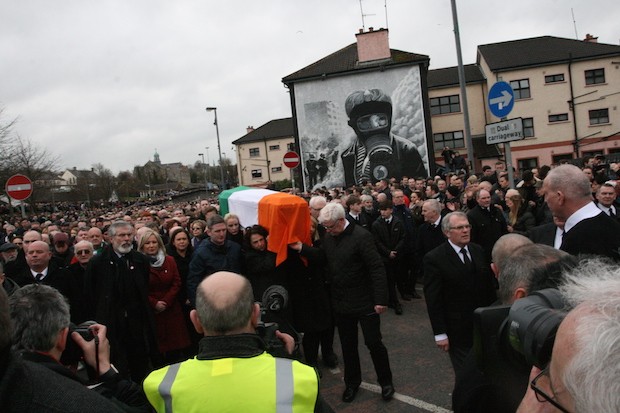 Funeral Free Derry mural