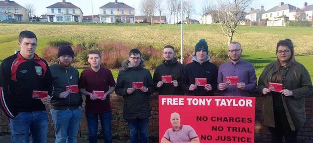 Derry Sinn Féin Republican Youth call for release of Tony Taylor