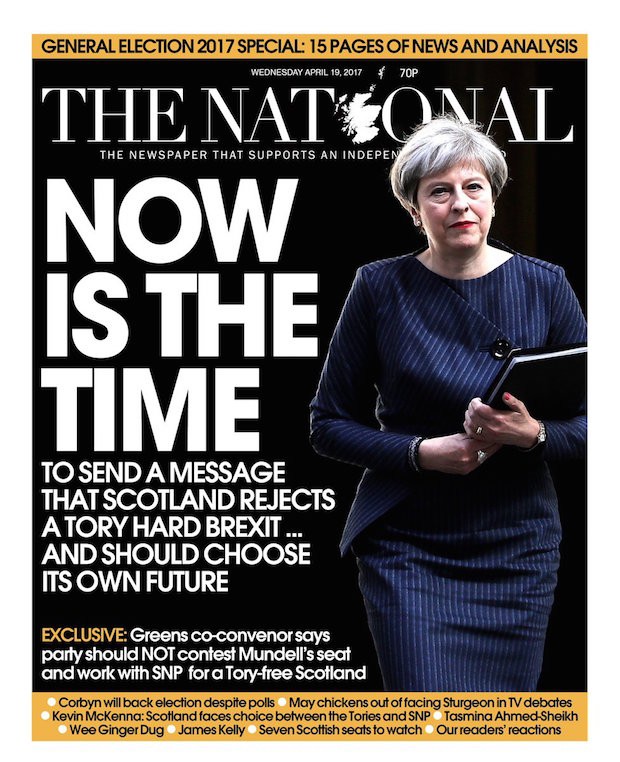 Scot National announcement Now is the Time