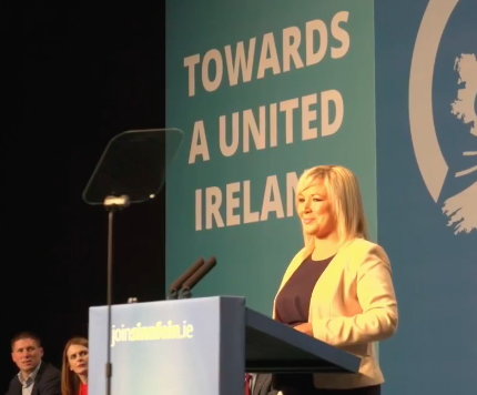 Sinn Féin Vice President Michelle O'Neill.