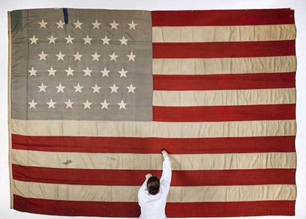 Catalpa flag to go on display - but for only two days