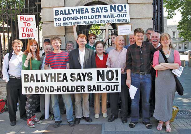 Ballyhea protest at Leinster House