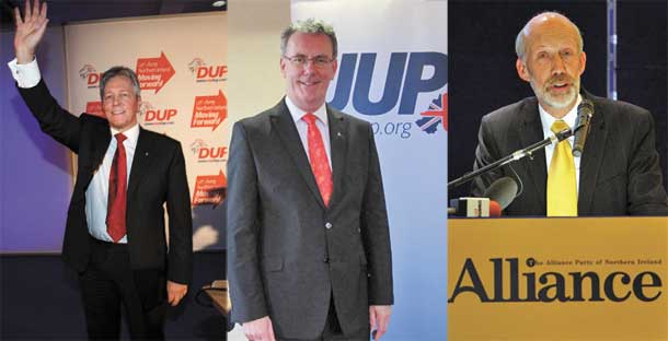 Peter Robinson (DUP), Mike Nesbitt (UUP) and David Ford (Alliance): Time for the leaders of unionism to step up