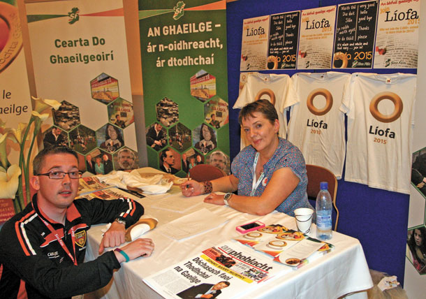 Niall Ó Donnghaile agus Liadh Ní Riada, Oifigeach Náisiúnta Gaeilge, Ard Fheis 2012