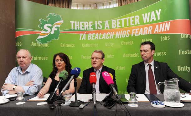 Unite’s Jimmy Kelly, SPARK’s Louise Bayliss, Sinn Féin’s Brian Stanley TD and Mandate’s John Douglas all called on Government TDs to vote in favour of the Sinn Féin Repeal Bill