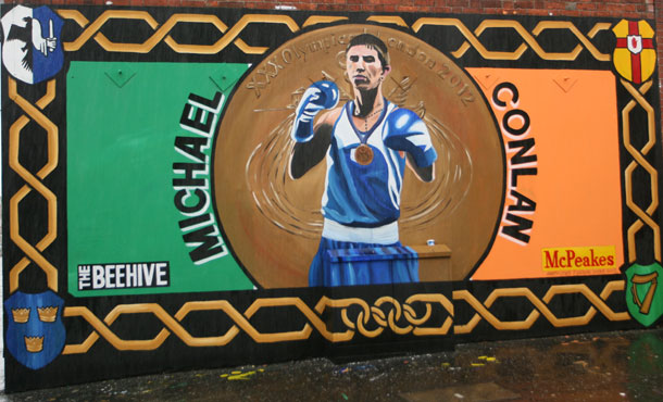 Ireland's Olympic medalist Michael Conlan Mural