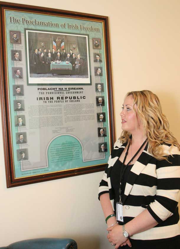 Tierna Cunningham in the Deputy Mayor’s parlour