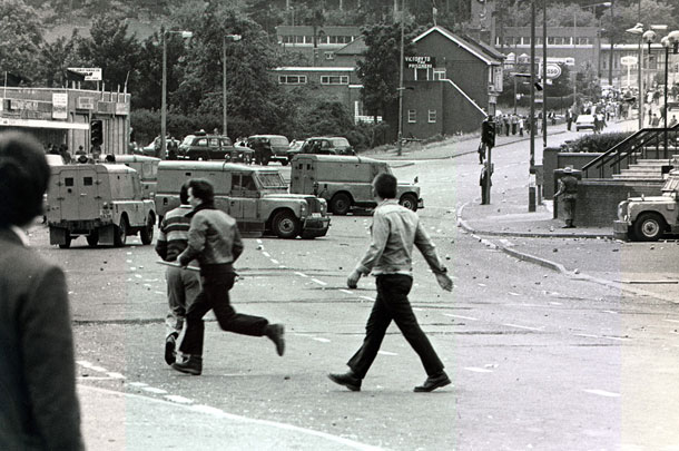 Rioting after Joe McDonnell funeral