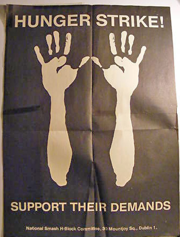 Hunger Strike poster hands