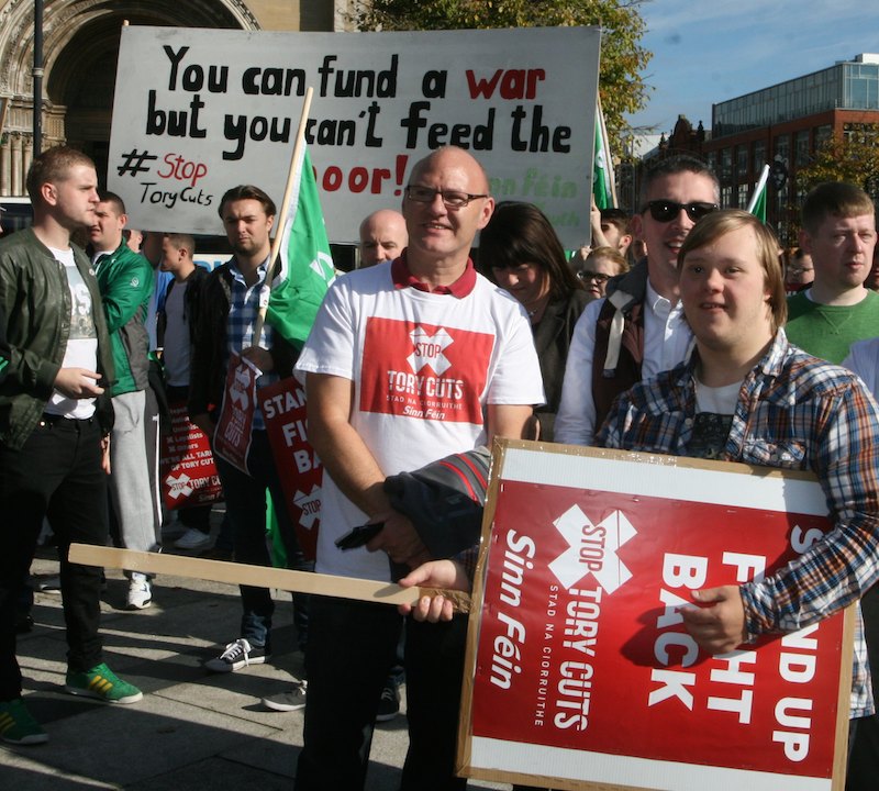 Belfast anti cuts rally 3