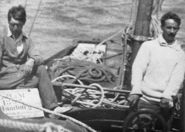 Gordon Shephard and Erskine Childers on the Asgard