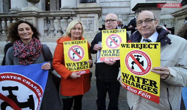 Water Protest Lynn, Noeleen, Enda, Ray