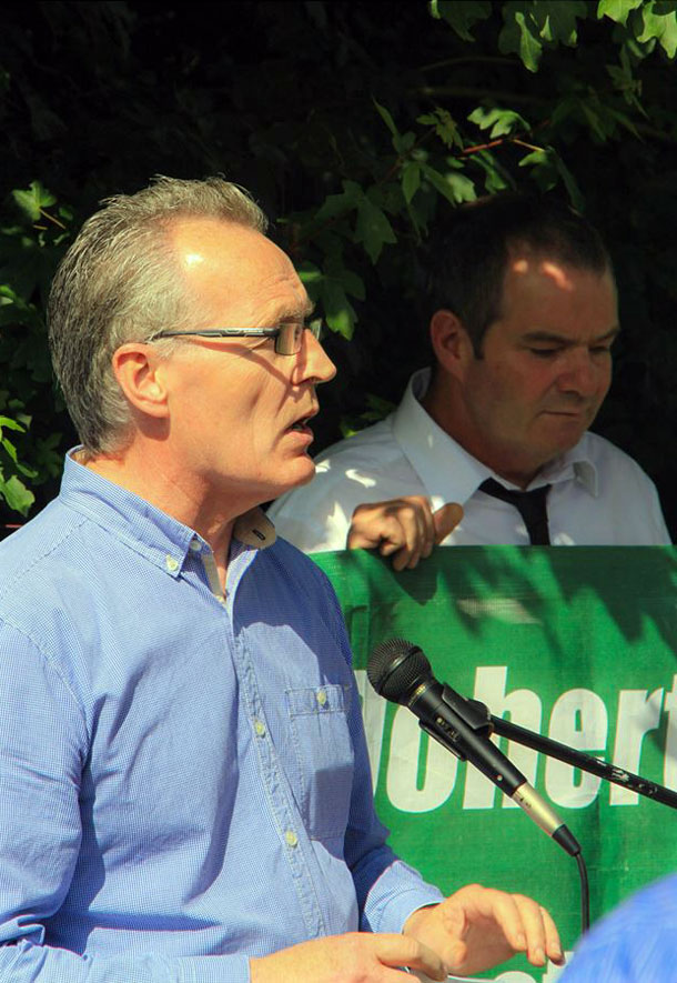 Gerry Kelly MLA, the main speaker