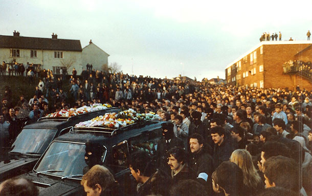 Volunteers Willie Fleming and Danny Doherty funerals 1