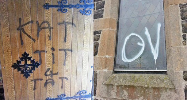Kill All Taigs graffiti