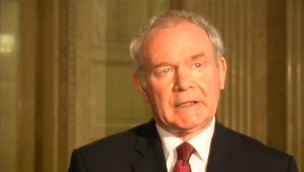 Martin McGuinnesss head Stormont