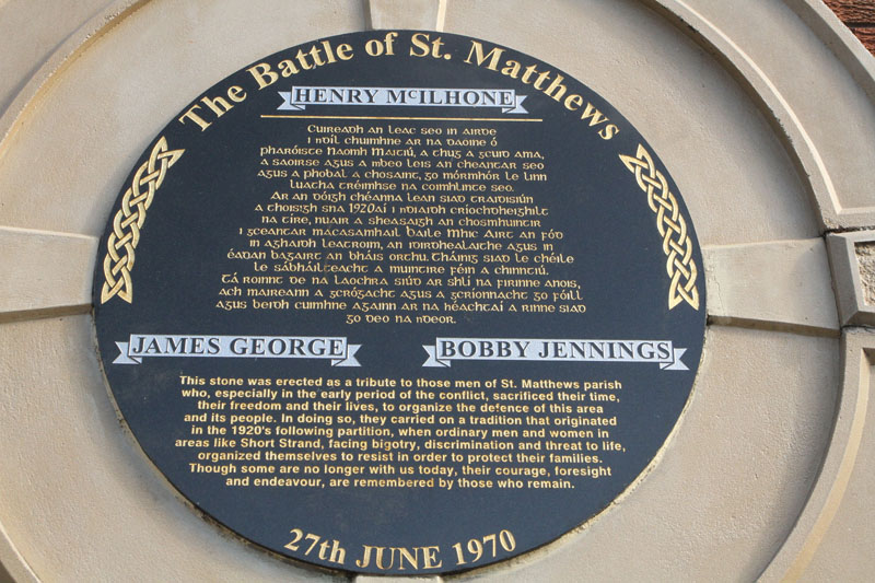 Belfast's 'Battle of St Matthew's' remembered | An Phoblacht