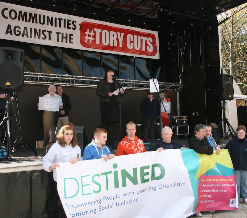 Belfast anti cuts rally 6