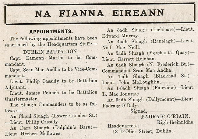 Fianna-appointments