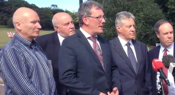 Mike NEsbitt and Billy Hutchinson