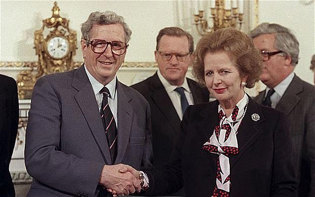 Garret FitzGerald & Margaret Thatcher