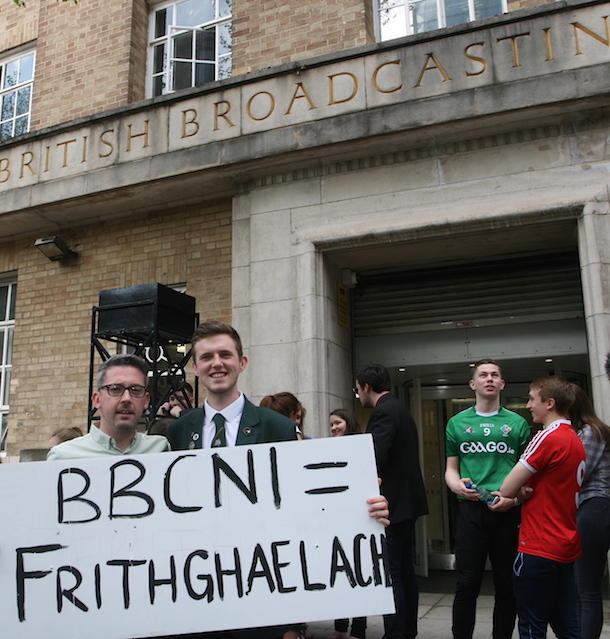 Protest, BBC, May 2016