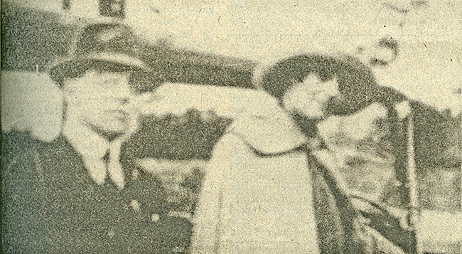 Joe Clarke with Markievicz